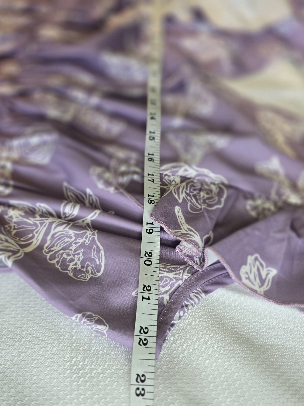 NWOT BloomChic Lavender Floral Wrap Dress Sz 18/20 - Picture 5 of 6